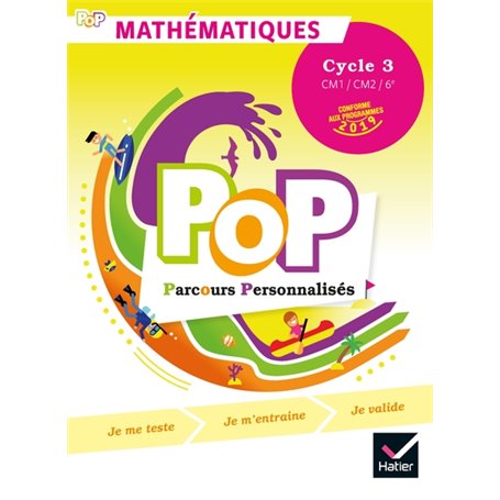 POP - Maths Cycle 3 Ed. 2019 - livre de l'élève