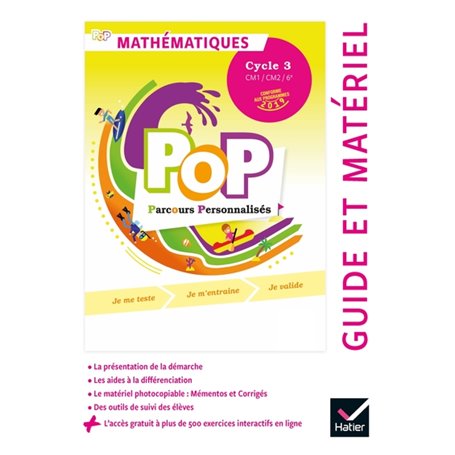 POP - Maths Cycle 3 Ed. 2019 - Guide pédagogique + accès numérique