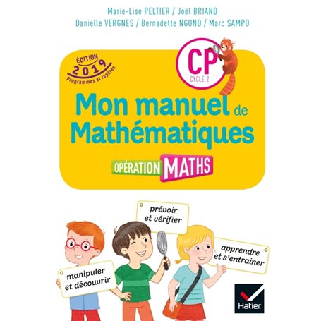 Opération Maths CP Éd.2019 - Manuel