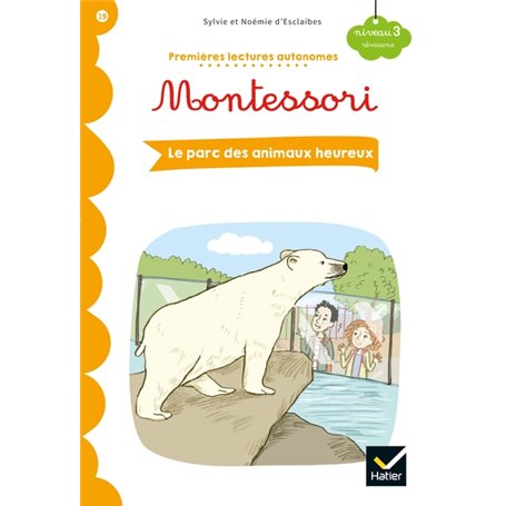 Premières lectures autonomes Montessori Niveau 3 - Le zoo des animaux heureux