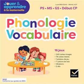 Jouer et apprendre - Lecture Maternelle PS, MS, GS Éd. 2020 - Jeux Phonologie Vocabulaire