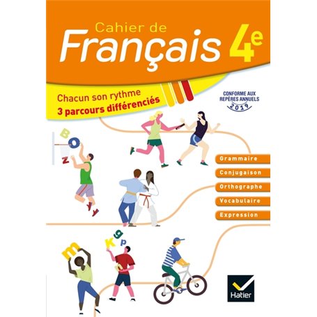 Cahier de Français 4e éd. 2020 - Cahier de l'élève