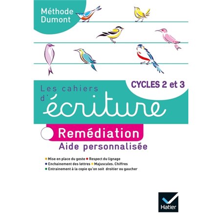 Les cahiers d'écriture Cycles 2 et 3 Éd. 2020 - Cahier n°4 : remédiation