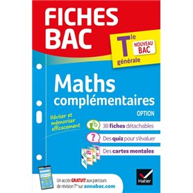 Fiches bac Maths complémentaires Tle (option) - Bac 2024