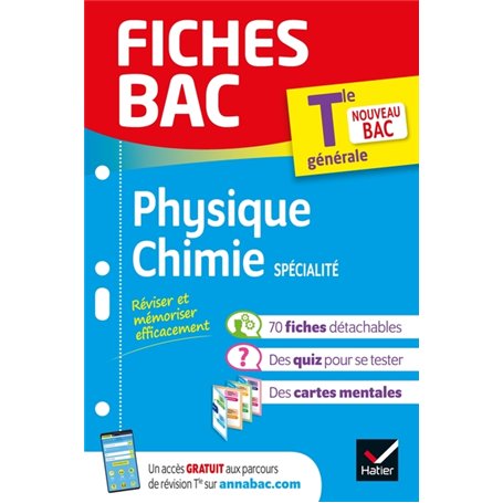 Fiches bac Physique-Chimie Tle (spécialité) - Bac 2024