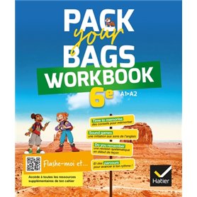 Pack your Bags - Anglais 6e- Éd. 2021 - Workbook