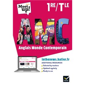 Let's Meet up ! AMC Anglais 1re Tle - Éd. 2021 - Livre élève