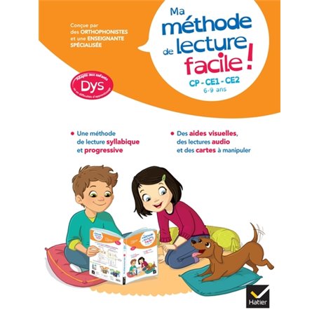 Ma méthode de lecture syllabique facile ! adaptée aux enfants DYS ou en difficulté d'apprentissage