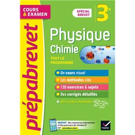 Prépabrevet Physique-Chimie 3e (sciences) - Brevet 2024