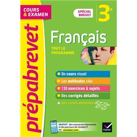 Prépabrevet Français 3e - Brevet 2024