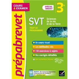 Prépabrevet SVT 3e (sciences) - Brevet 2024