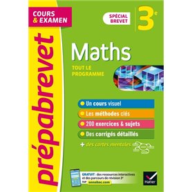 Prépabrevet Maths 3e - Brevet 2024