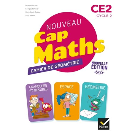 Cap Maths CE2 - Éd. 2021 - Cahier de Géométrie-mesure