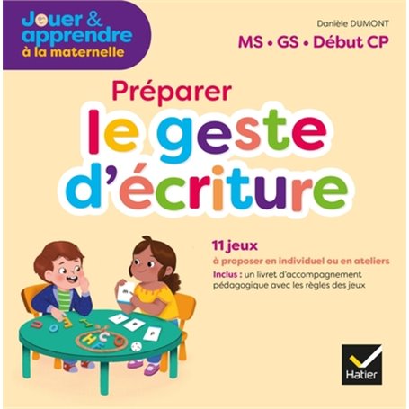 Jouer & apprendre Français Maternelle PS, MS, GS Éd 2021 Boite de jeux le geste d'écriture