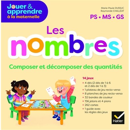 BOITE DE JEUX LES NOMBRES, Composer et décomposer des quantités