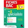 Fiches bac Mes 3 spécialités 1re générale : Maths, SES, HGGSP