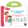 Livre ardoise Téo et Nina MS - Lettres majuscules et chiffres