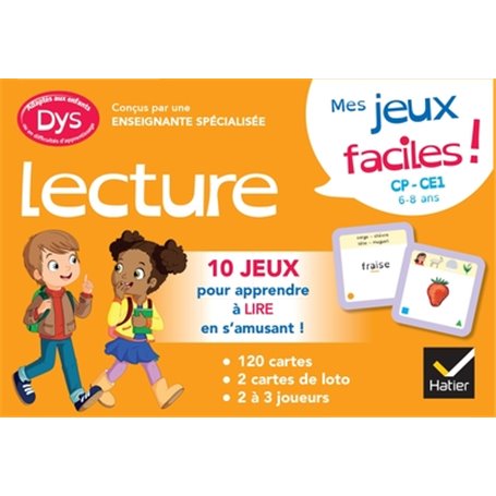 Mes jeux de lecture facile ! dys (CP-CE1)