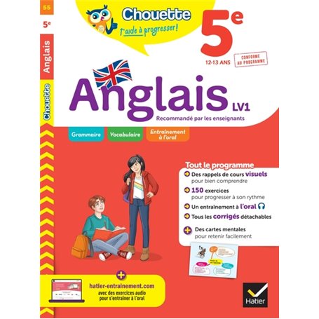 Anglais 5e - LV1 (A1+, A2)