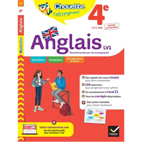 Anglais 4e - LV1 (A2, A2+)