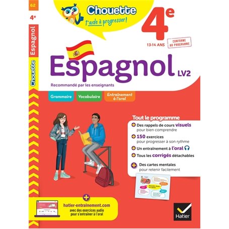 Espagnol 4e - LV2 (A1+, A2)