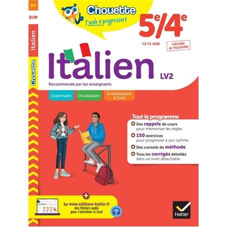 Italien 5e/4e - LV2 (A1+, A2)