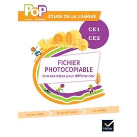 POP - Etude de la langue CE1 CE2 Ed. 2022 - fichier photocopiable pour la différenciation