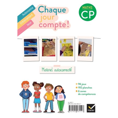 Chaque jour compte - Maths CP Ed. 2022 - Les ateliers  : jeux autocorrectifs