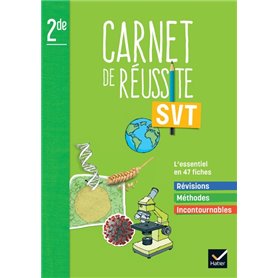 Mon carnet de réussite SVT 2de - Ed 2022 - Carnet élève