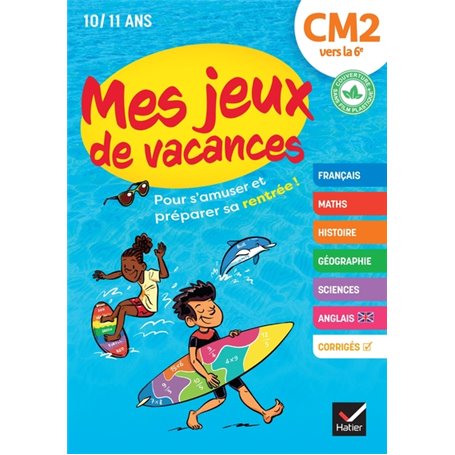 Mes jeux de vacances du CM2 à la 6e- 2023