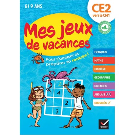 Mes jeux de vacances du CE2 vers le CM1- 2023