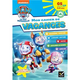 Mon cahier de vacances Pat'Patrouille 2023 GS vers le CP 5/6 ans