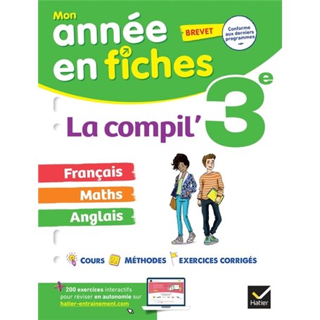 La Compil' 3e / brevet (tout-en-un) : français, maths et anglais