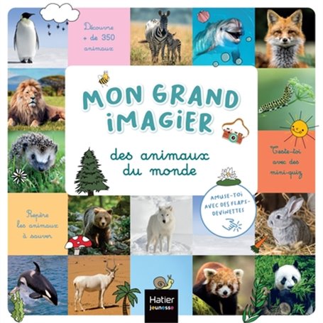 Mon grand imagier des animaux du monde dès 2 ans