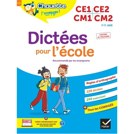 Dictées pour l'école CE1/CE2/CM1/CM2