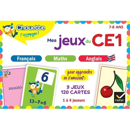 Mes jeux du CE1 en français, maths, anglais