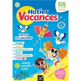 Cahier de vacances 2023  de la Grande section vers le CP 5/6 ans