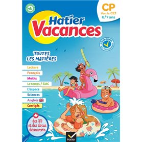 Cahier de vacances 2023  du CP vers le CE1 6/7 ans