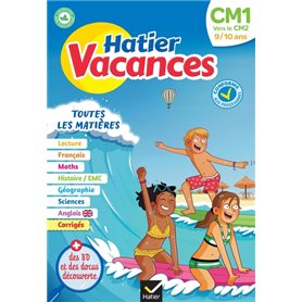 Cahier de vacances 2023  du CM1 vers le CM2 9/10 ans