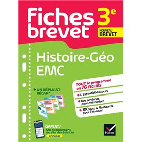 Fiches brevet Histoire-Géographie EMC 3e Brevet 2024