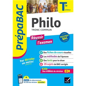 Philo Tle générale - Prépabac Réussir l'examen - Bac 2024