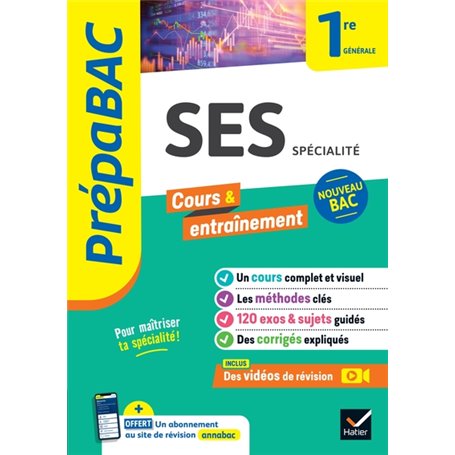 Prépabac SES 1re générale (spécialité)