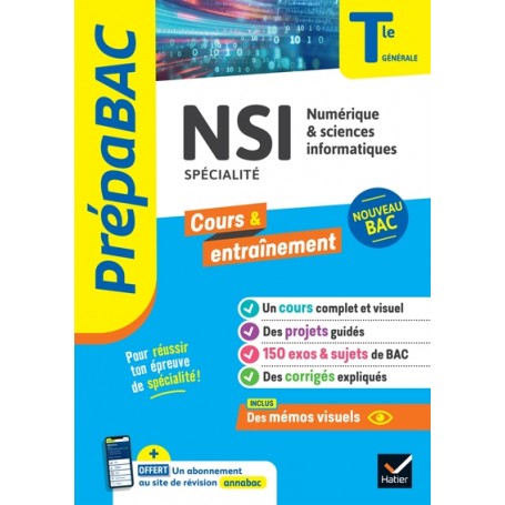 Prépabac NSI Tle générale (spécialité) - Bac 2024