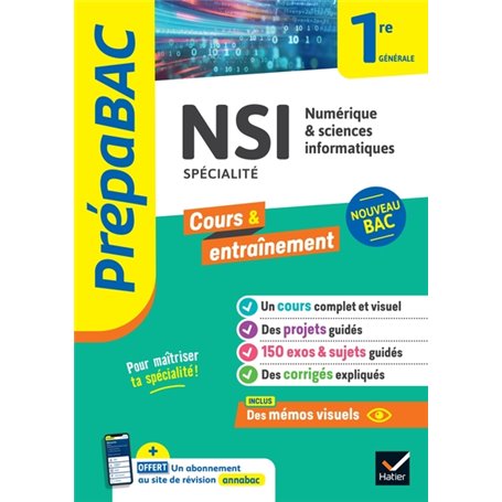 Prépabac NSI 1re générale (spécialité)