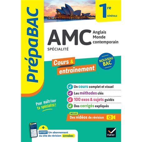 Prépabac AMC (Anglais monde contemporain) 1re générale (spécialité)