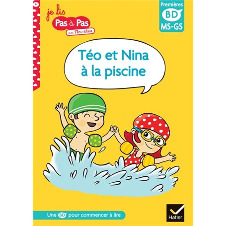 Téo et Nina à la piscine