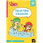 Téo et Nina à la piscine