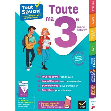 Tout savoir 3e Spécial brevet - Tout en un