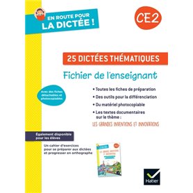 En route pour la dictée ! CE2 - Ed. 2023 - Fichier photocopiable