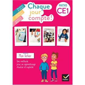 Chaque jour compte - Maths CE1 Ed. 2023 - Fichier de l'élève